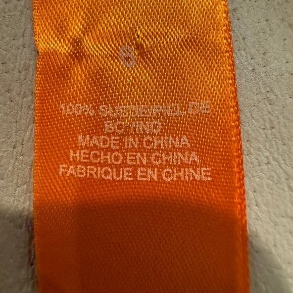 100% Suede Pencil Skirt Size 6 Tan Ruffle Hem Neutral Textured Classic Chic - Picture 5 of 7